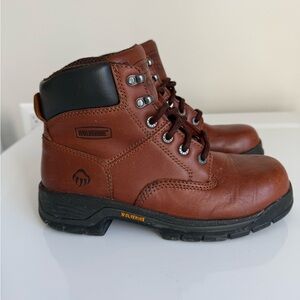 Wolverine Men's Chestnut and Black Leather Boots